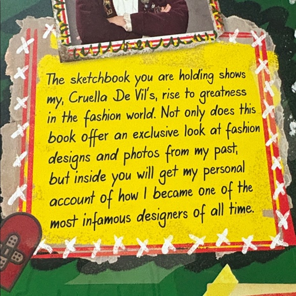 New Disney Cruella Cruella’s Sketchbook - Picture 3 of 4